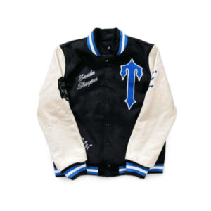 REAL COWHIDE VARSITY JACKET