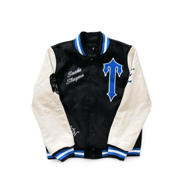 REAL COWHIDE VARSITY JACKET